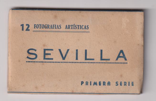 Sevilla.- LIbrito Completo de 12 Postales (9,5x5,5) Primera Serie. Heliotipia Artística