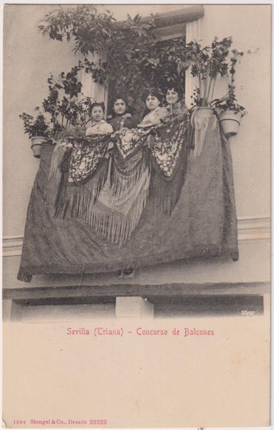 Sevilla. Triana. Concurso de balcones. Stangel & Co. . Anterior a 1905