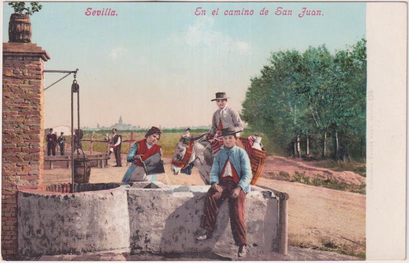 Sevilla. En el camino de San Juan. Purger & Co. anterior a 1905