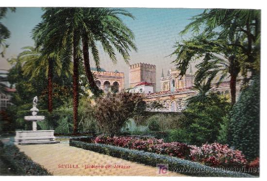 Sevilla. Jardines del Alcázar. CRS. 54. NO CIRCULADA
