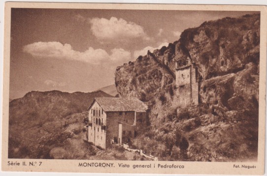 Montgrony. vista genera i Pedraforca. Fot. Nogués. sin usar