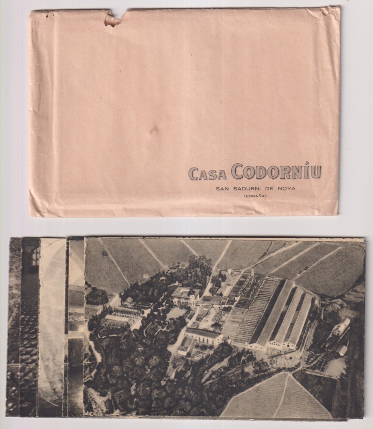 Casa Codorniu. San Sadurní de Noya. Colección Completa. 10 postales 1-10. Sin usar