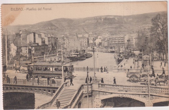 Bilbao. Muelles del Arenal. L.G. Bilbao. Sin usar
