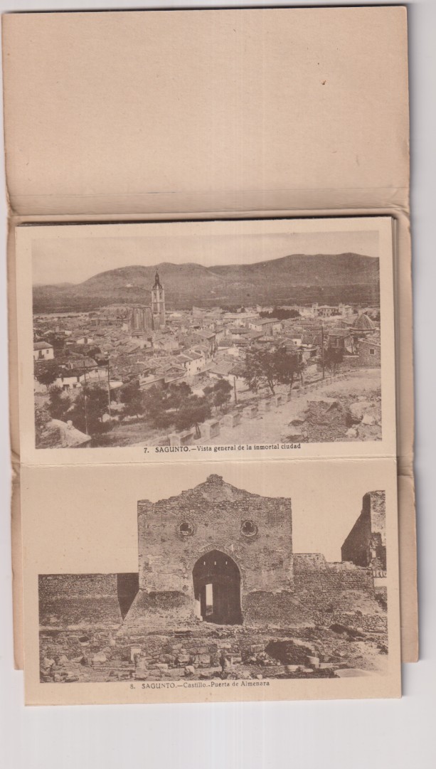 Sagunto. Libro de 10 Postales (14x8 c) sin usar