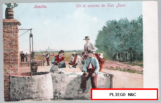 Sevilla. En el camino de San Juan. Purger & Co. anterior a 1905