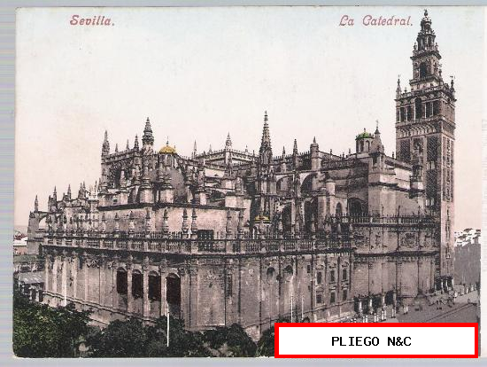 Sevilla. La Catedral. Purger & Co. 3491. Anterior a 1906