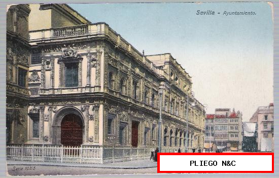 Sevilla. Ayuntamiento. Fechado en Sevilla en 1910