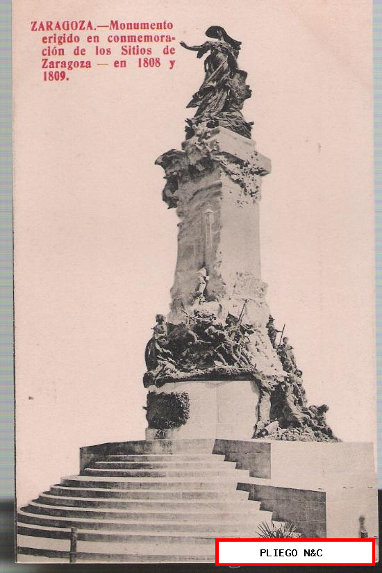 Zaragoza-Monumento en conmemoración de los sitios en 1808 y 1809