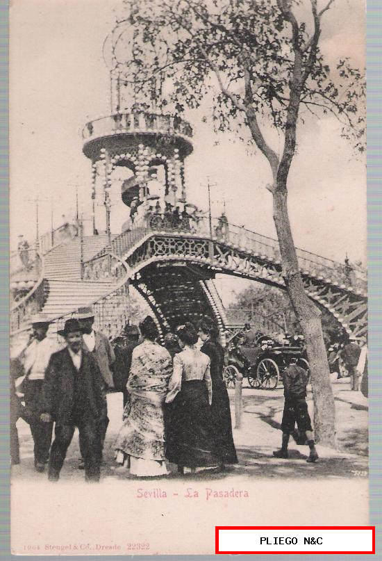 Sevilla. La Pasadera. Stengel & Co. 1904