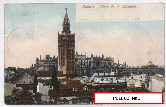 Sevilla. Vista General. Franqueado y fechado en 1903