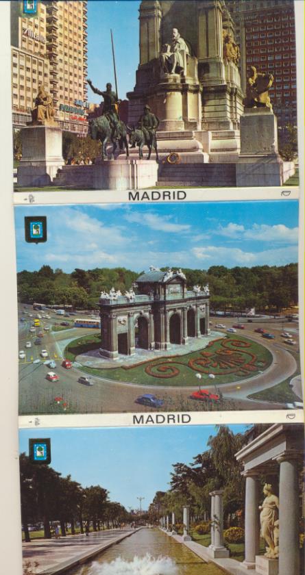 Madrid. 10 postales en acordeón