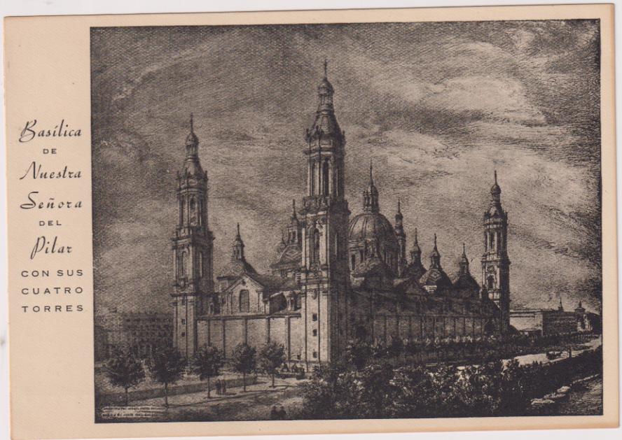 Basílica de Nuestra Señora del Pilar con sus cuatro torres
