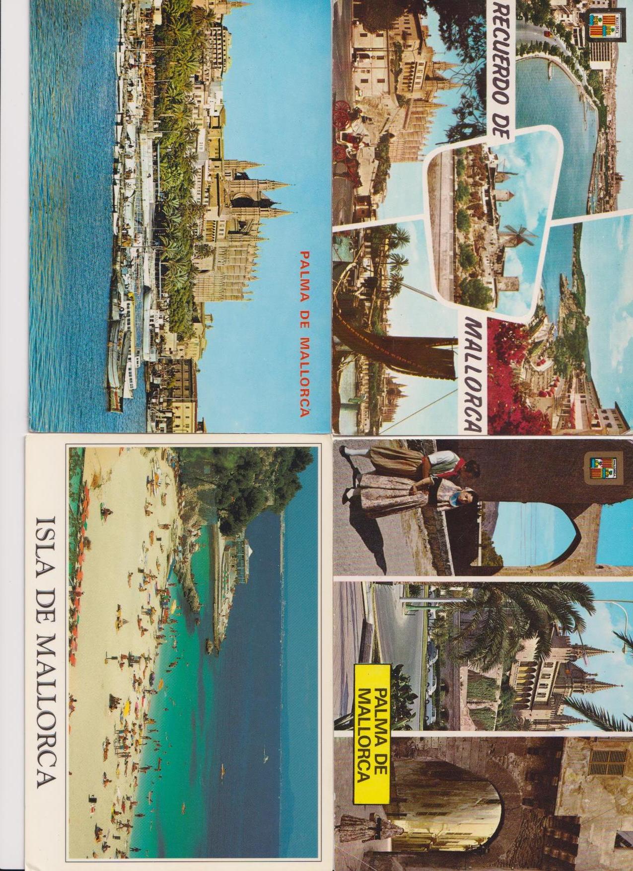 Mallorca. Lote de 4 Postales. Franqueadas y fechadas desde 1963