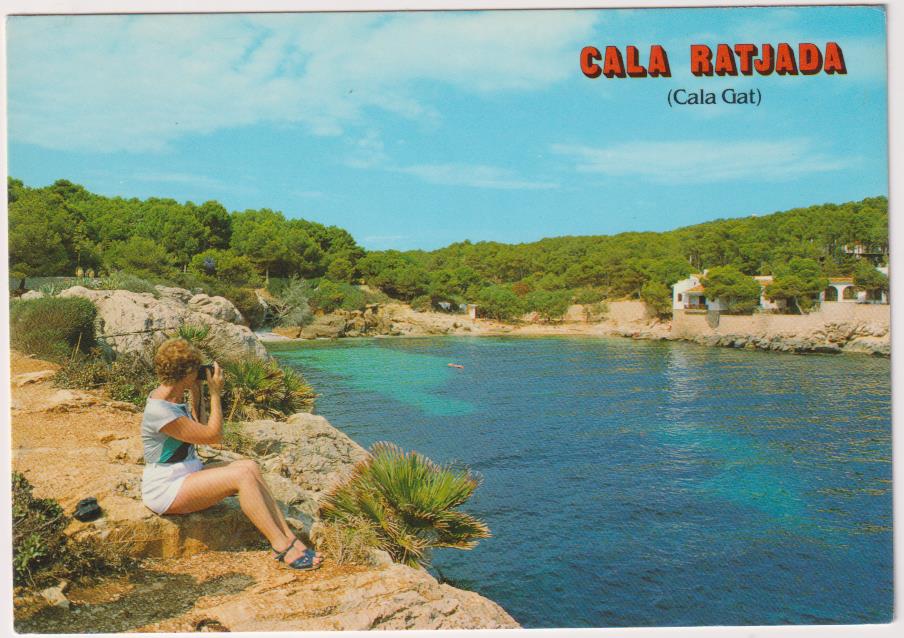Cala Ratjada, Mallorca. Franqueada y fechada al dorso