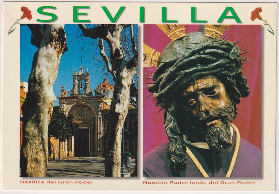 Postal. Sevilla. Gran poder y Basílica