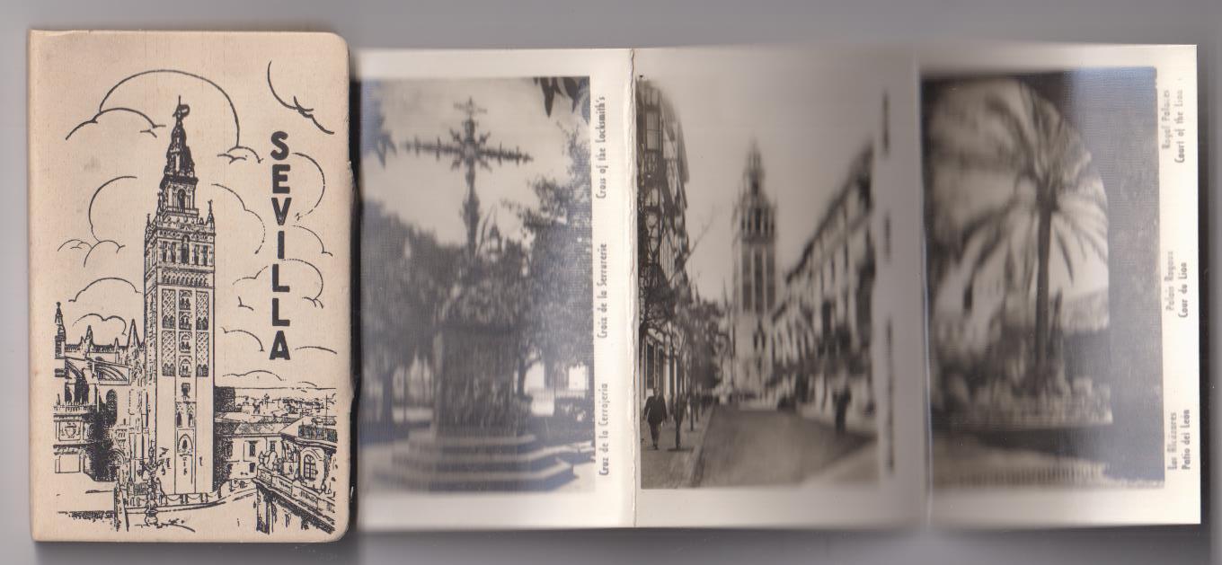 Sevilla. Librito de 12 postales. Años 40