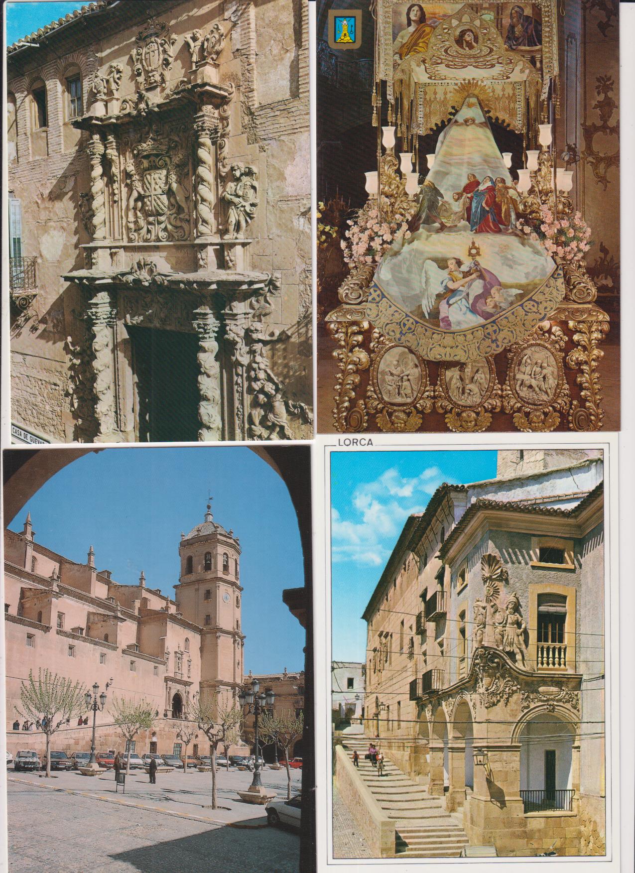 LOte de 4 Postales de Lorca (Murcia)