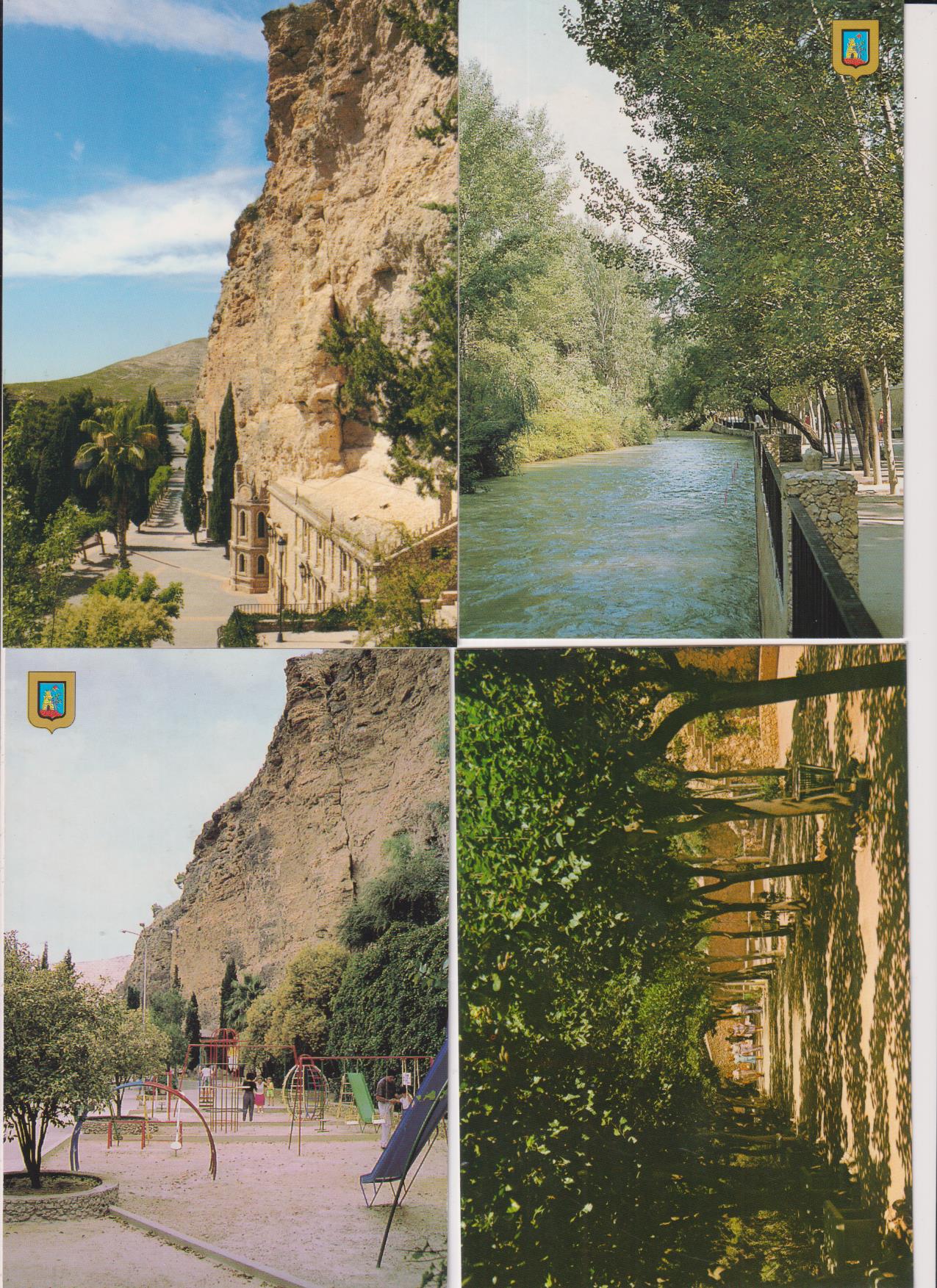 Lote de 4 Postales de Calasparra (Murcia)