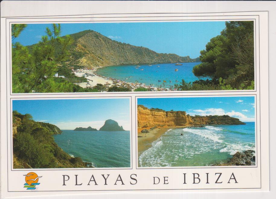 Postal.- Playas de Ibiza