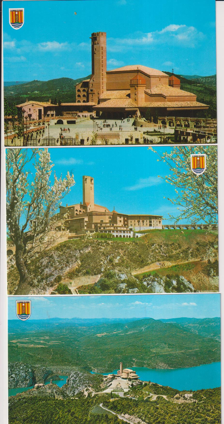 Torreciudad (Huesca) Lote de 3 postales