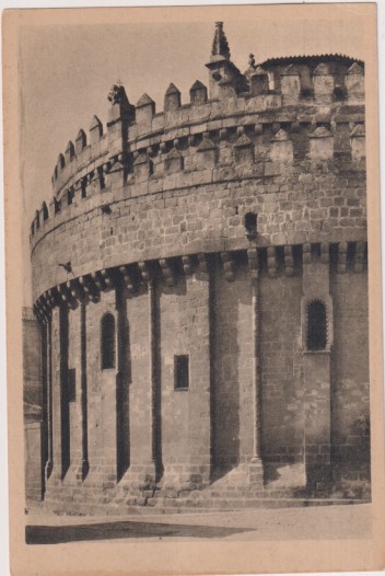 Postal. catedral de Ávila. Ábside siglo XIII. Sin usar