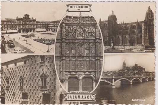 Recuerdo de Salamanca. Foto-Postal. Sin usar