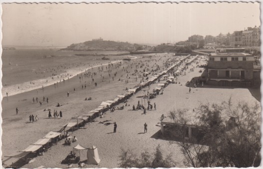 20 Sasntander.- El SArdinero. Primera playa. Edi. García Garabella. Franqueado y fechado 1 Ago. 1958