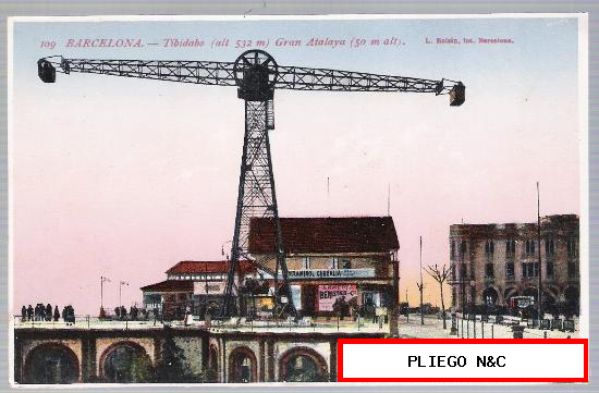Tibidabo. Gran Atalaya. L. Roisin nº 109