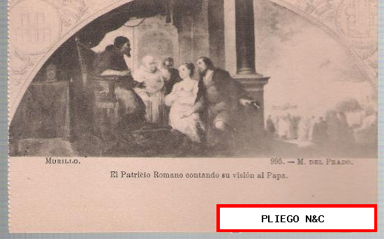 Murillo-El Patricio Romano contando su visión al Papa. Museo del Prado