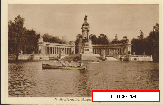 Madrid. Retiro. Monumento a Alfonso XII