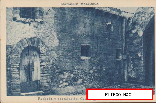 Manacor. Fachada y portales del Castillo de Son Forteza