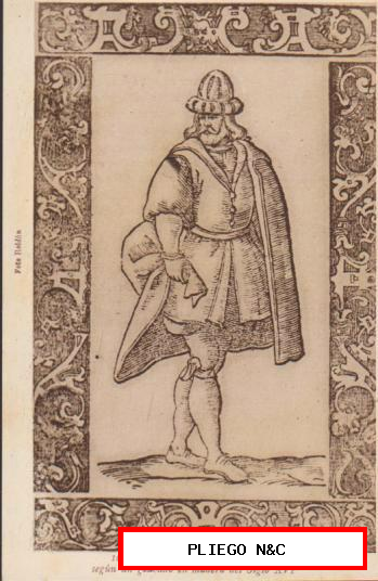 Noble caballero de Navarra, según un grabado del Siglo XVI