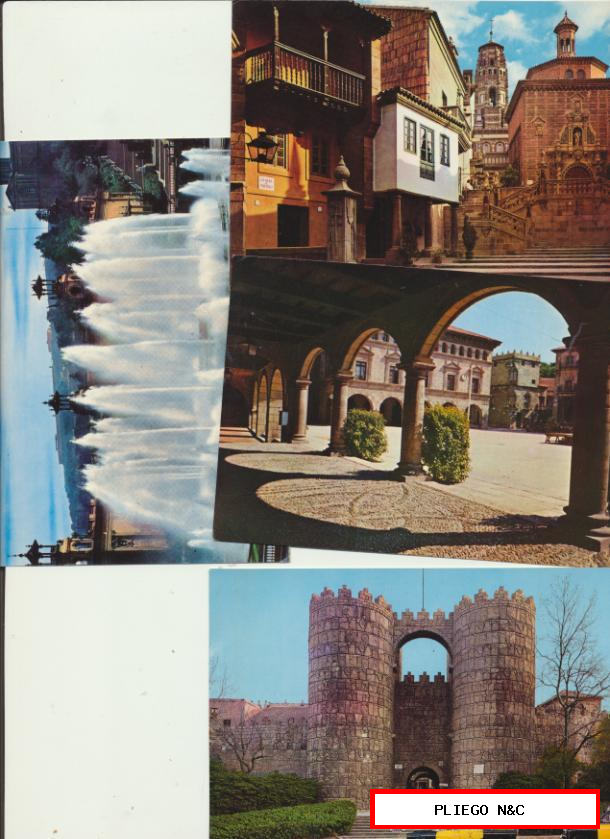 Barcelona-Lote de 4 postales. Años 60