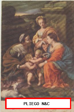 La Virgen y el Niño por Simón Vouet. Museo del Prado