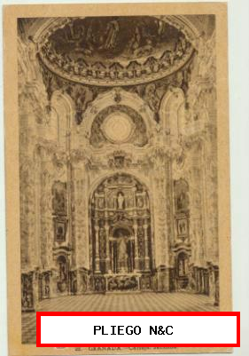 Granada. Cartuja: Sacristía. Franqueado y fechado en 1948