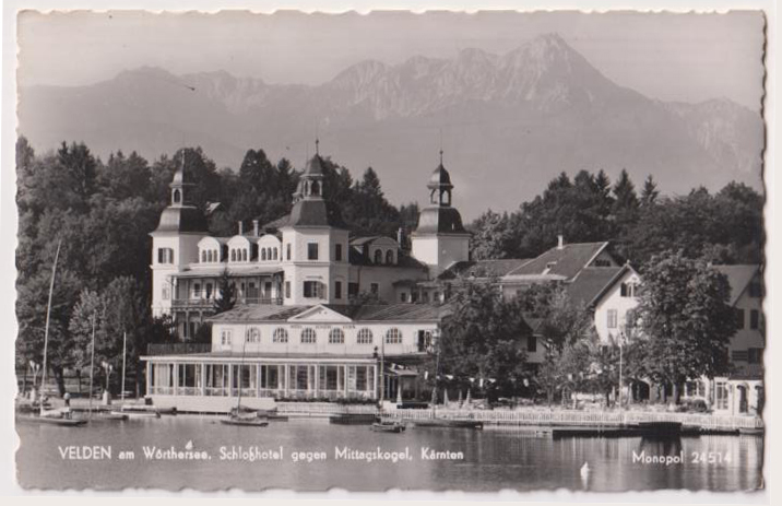 Foto-Postal. Velden am Whorthersee. Fechada al dorso en 1961