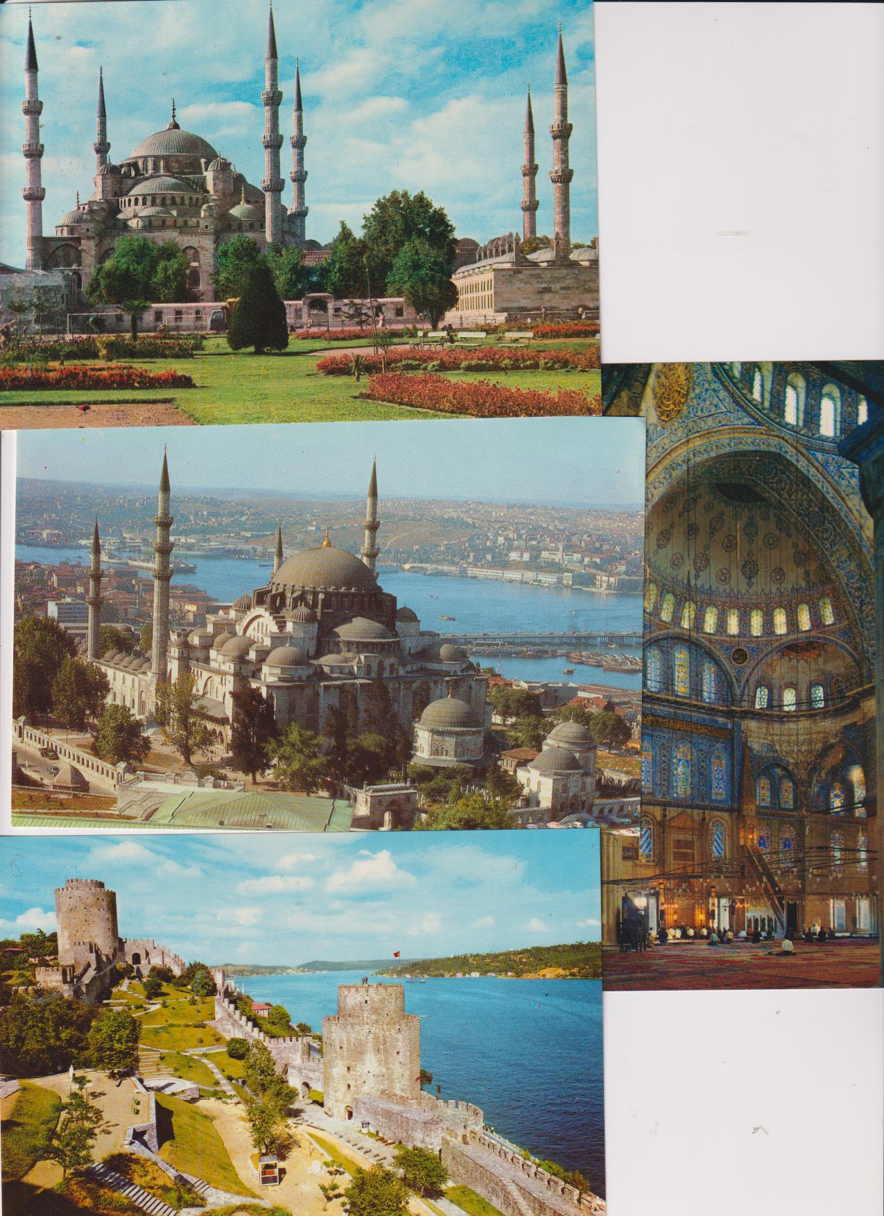 Estambul. Lote de 4 postales
