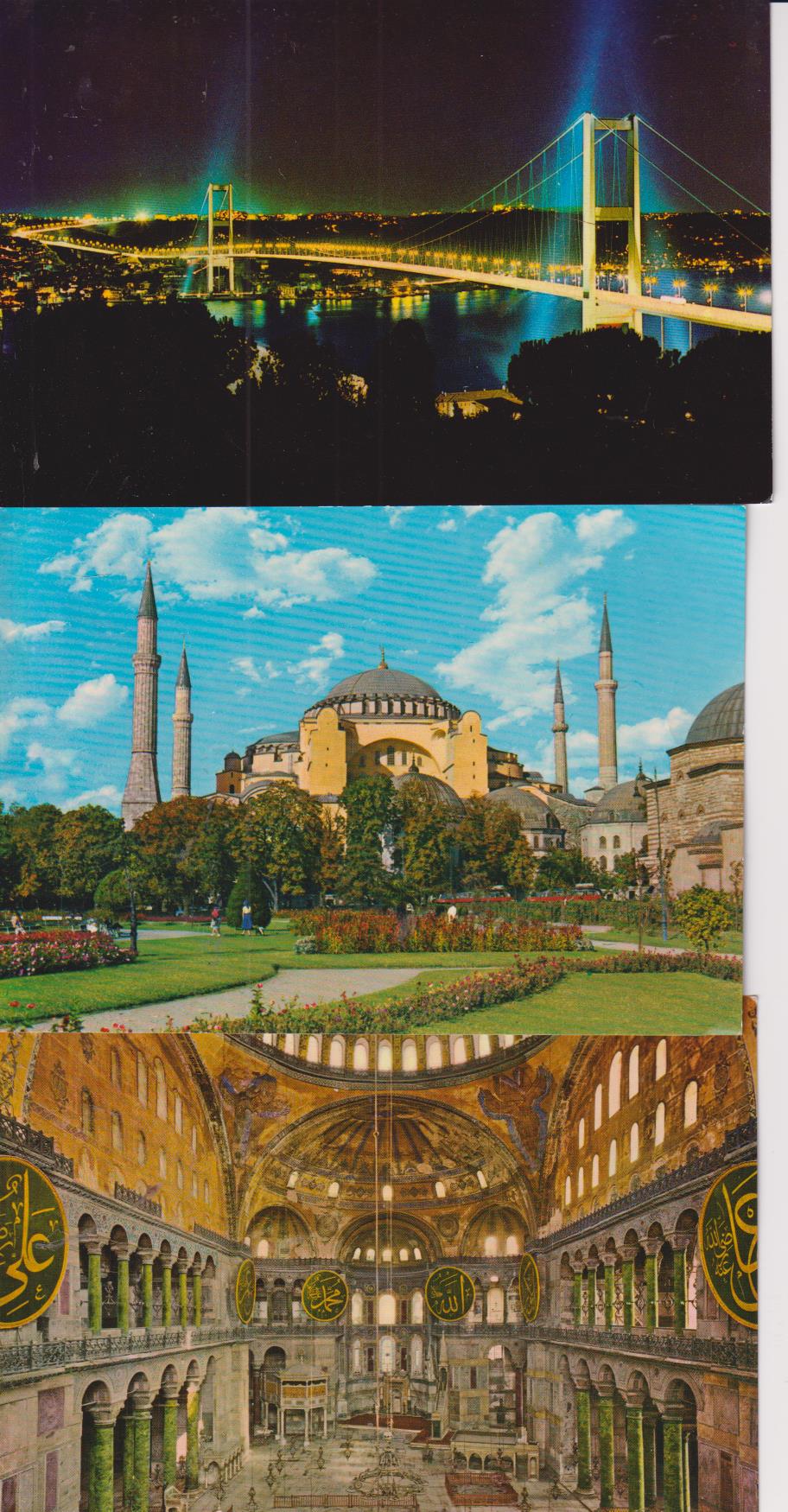 Estambul. lote de 3 postales