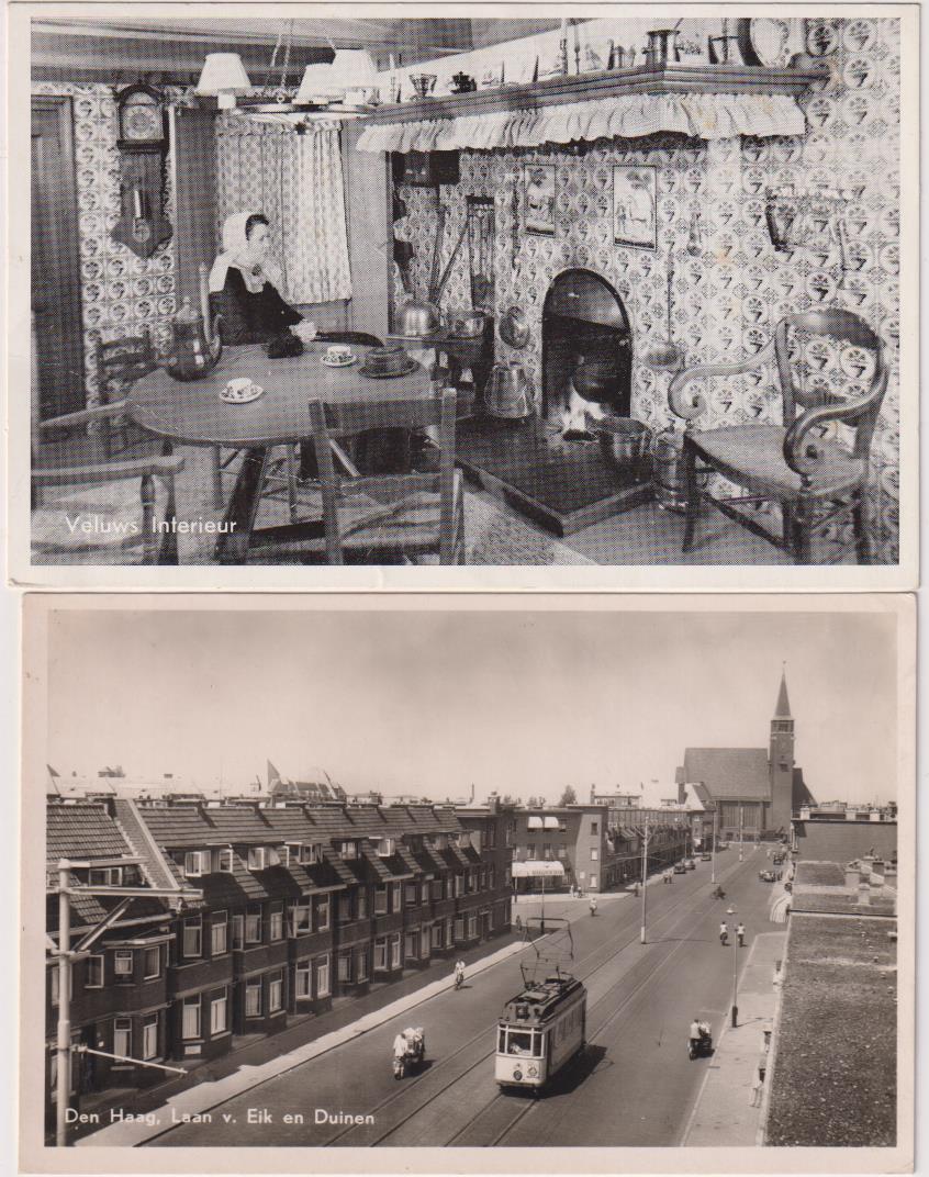 Holanda. Lote de 2 Foto-Postales. Años 50-60