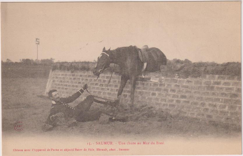 Francia. Saumur. Escuela Militar de Caballería. Año 1903