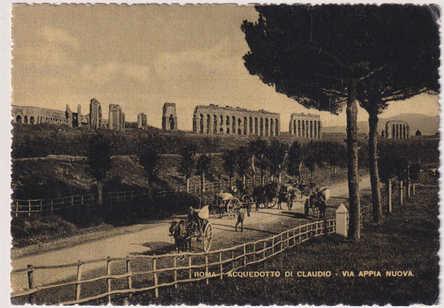 Roma. Acueducto de Claudio-Vía Apia