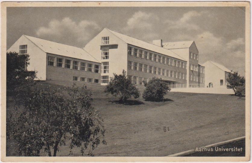Dinamarca.- Universidad de aarhus. Fechado al dorso en 1935