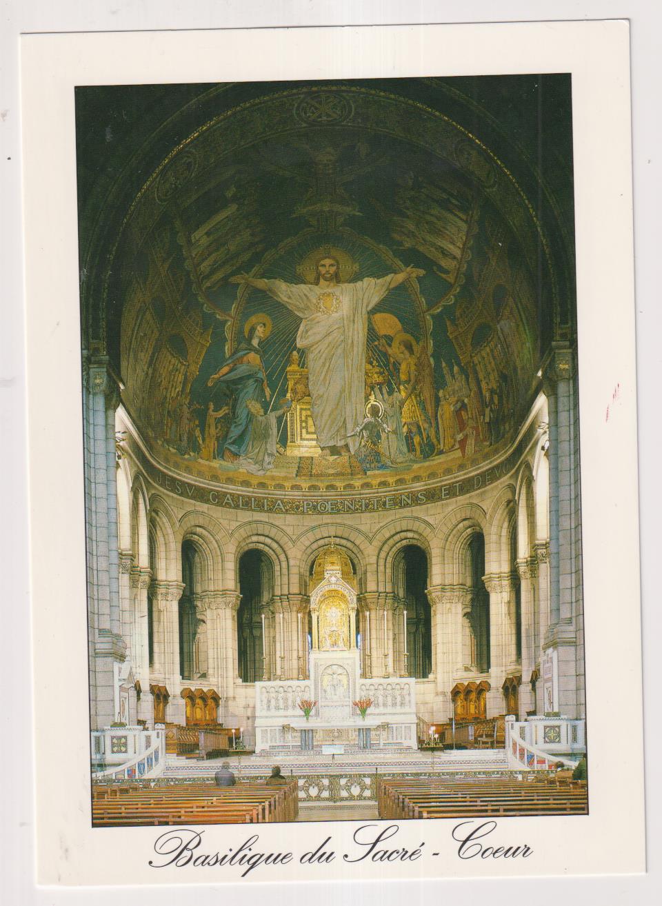 Paris.- Basílica del Sagrado Corazón. Postal Gigante (21x15)
