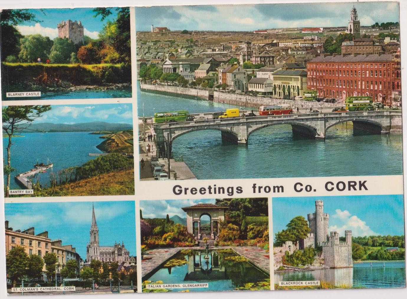 Irlanda.- County Cork. Postal Gigante (23x16,5)