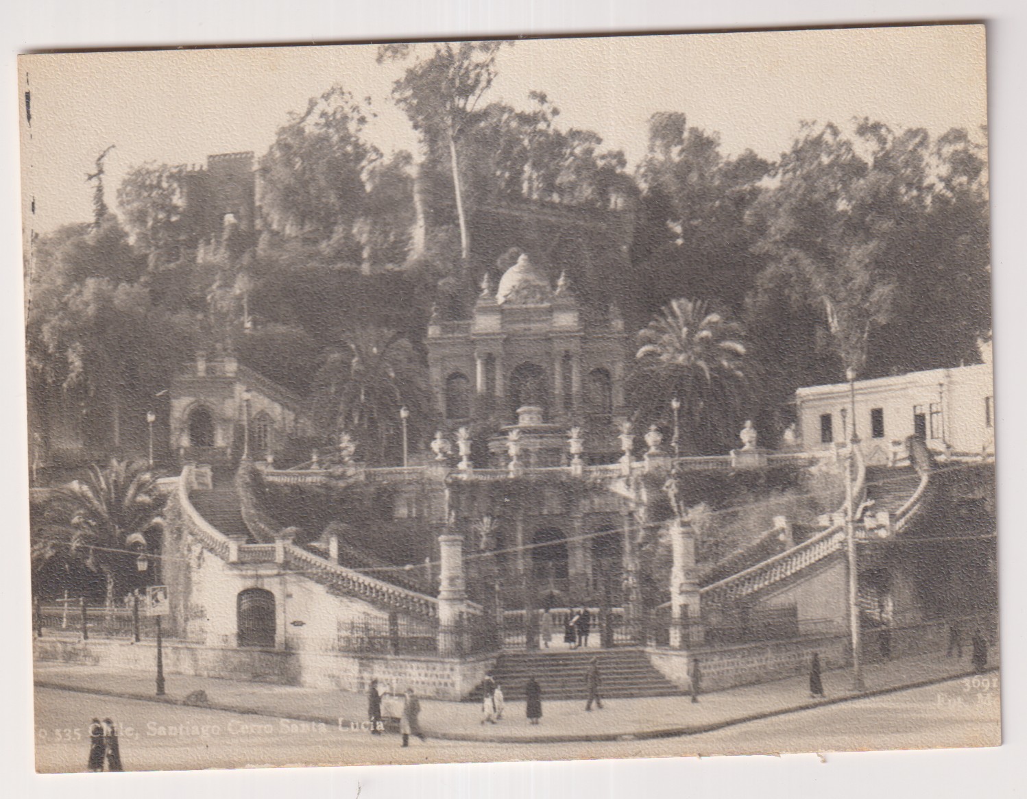 Chile Santiago. Cerro de Santa Lucía