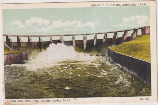 Panamá. desagüe de Gatún. zona del canal. sin usar