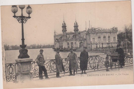 Francia, Enghiens-les-bains. le casino. Al dorso: Esther María. Paris 1º-11-1919
