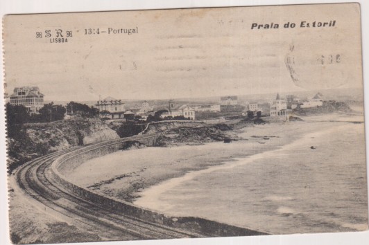 Portugal.- Praia do Estoril. Fechada al dorso en 1941-