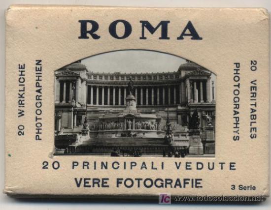 Roma. 20 Principali Vedute. 20 fotografías (6,5x9) Principios siglo XX