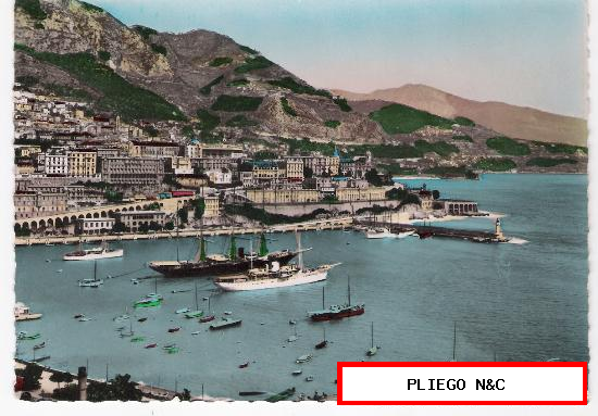 Mónaco-Vue sur le Port et Monte-Carlo